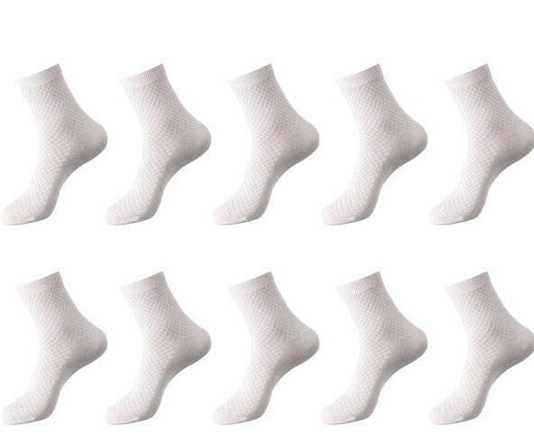 Bamboo Fiber Socks Men 10 Pairs