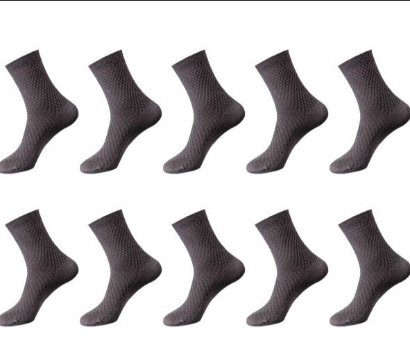 Bamboo Fiber Socks Men 10 Pairs