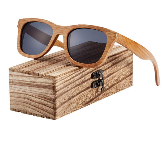 Bamboo Sunglasses with Case