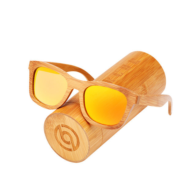 Bamboo Sunglasses with Case