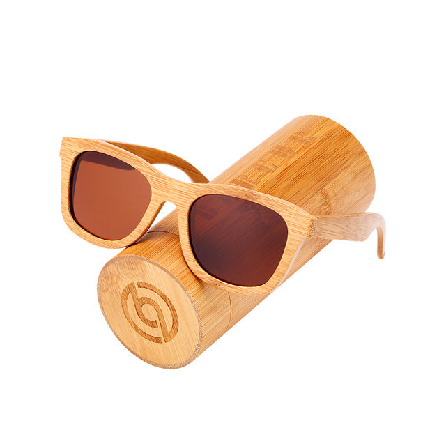 Bamboo Sunglasses with Case