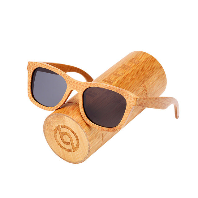 Bamboo Sunglasses with Case