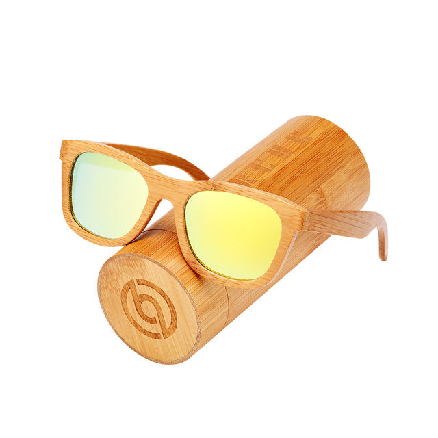 Bamboo Sunglasses with Case