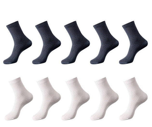 Bamboo Fiber Socks Men 10 Pairs