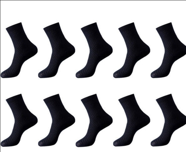 Bamboo Fiber Socks Men 10 Pairs