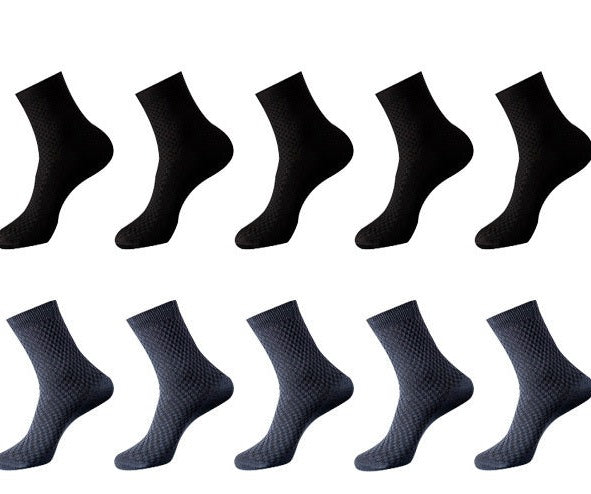 Bamboo Fiber Socks Men 10 Pairs