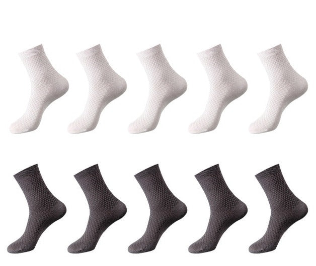 Bamboo Fiber Socks Men 10 Pairs