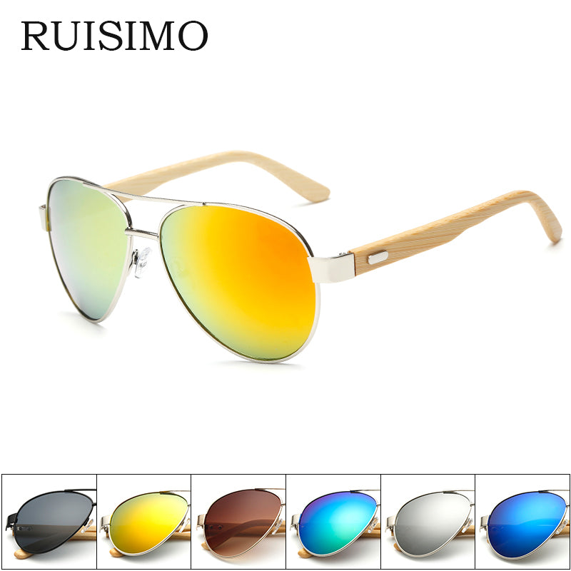 Bamboo Pilot Sunglasses